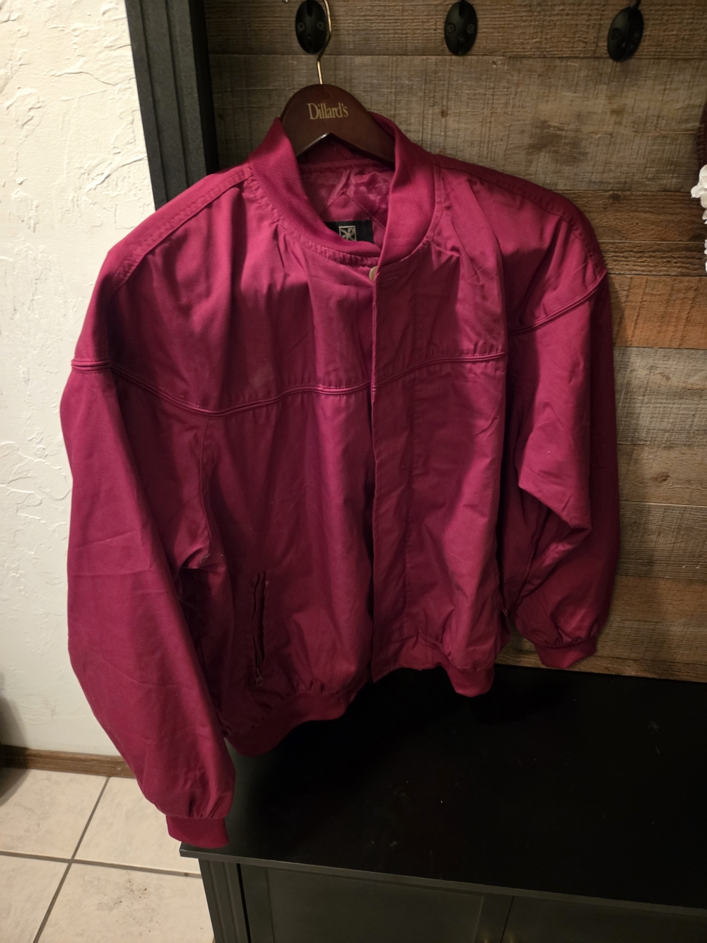 Haband men's bomber style Jacket 1990 Large